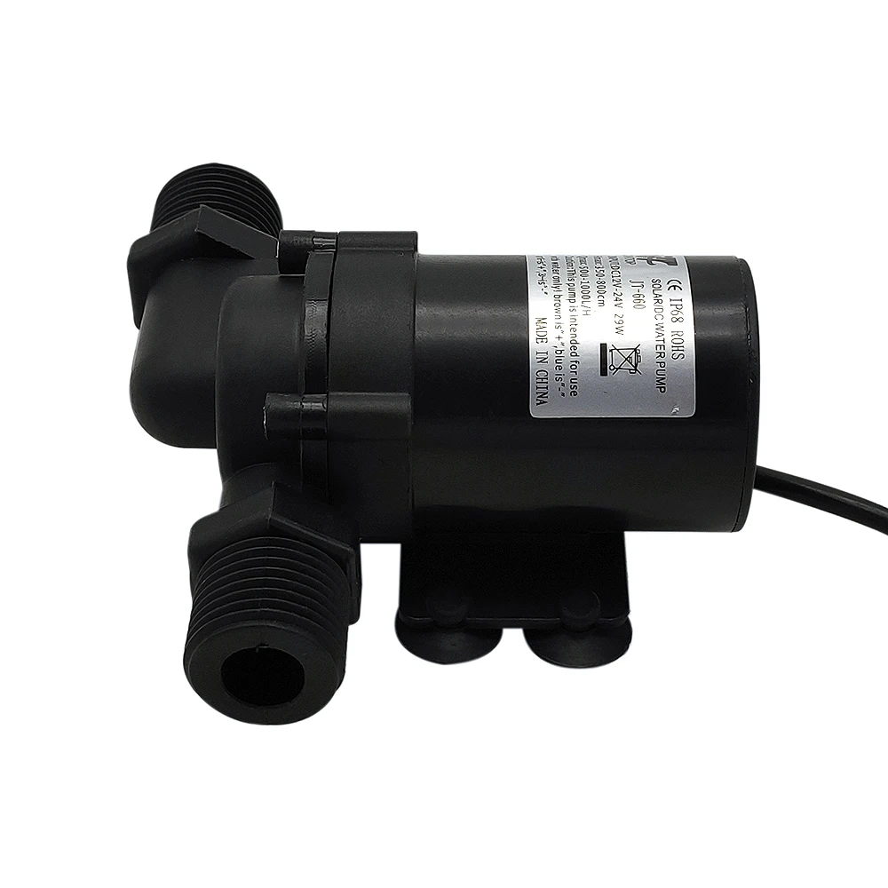 JT-660D Solar Water Pump 12V 24V Brushless Water Pump 5.5M Hot Water Circulation Pump