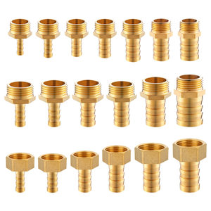 BPST BSPP NPT Chủ Đề 1/8 1/4 3/8 1/2 Nam Chủ Đề Đẩy Trong Vòi Barb Brass Ống Lắp Ống Adaptor - Product Image 4