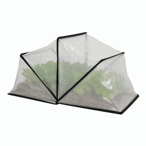 Filet de protection pour plantes avec cadre métallique en PE, couverture de serre accordéon anti-parasites et anti-rongeurs, facilement assemblable - Product Image 4