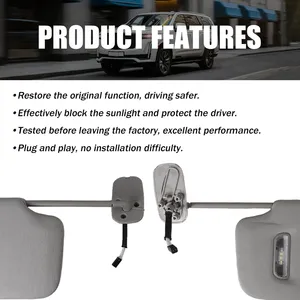 <span class=keywords><strong>Pare</strong></span>-<span class=keywords><strong>soleil</strong></span> de voiture pour GMC Sierra Denali Chevy Silverado 1500 1500 2500 3500 2014 2015 2016 2017 2018 2019 Côté conducteur gauche et côté passager droit - Product Image 3