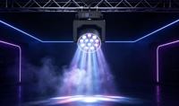 Projecteur Lyre DMX512 RGBW 12 LED 40W à Effet Caleidoscope, Faisceau et Wash, IP33, en Alliage d'Aluminium, pour Scène de Club et DJ