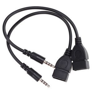 Cable <span class=keywords><strong>Adaptador</strong></span> Convertidor <span class=keywords><strong>de</strong></span> Conector <span class=keywords><strong>de</strong></span> Audio AUX <span class=keywords><strong>Macho</strong></span> <span class=keywords><strong>de</strong></span> <span class=keywords><strong>3.5</strong></span> mm <span class=keywords><strong>a</strong></span> <span class=keywords><strong>USB</strong></span> 2.0 <span class=keywords><strong>Hembra</strong></span> Negro - Product Image 5