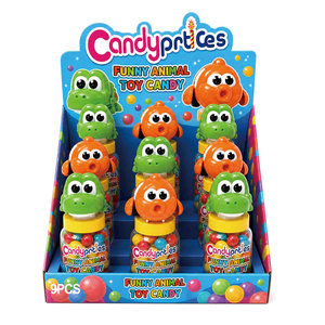 BESTAR Divertidos Dulces con Diseño de Animales (Cocodrilo y Perro), Caramelos Duros Redondos Mini de Colores Variados con Múltiples Sabores, Golosinas para Niños - Product Image 3