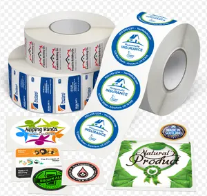 Étiquettes de souche personnalisées autocollants pour pots bocaux boîtes de conserve étiquettes de bidon haut de gamme noms de saveur de bourgeon de fleur avec logo