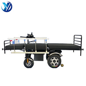 पोर्टेबल इलेक्ट्रिक व्हीलचेयर सस्ती कीमत टिंगटिंग और उठाने पैर पैनल मोटर चालित व्हीलचेयर बिस्तर - Product Image 2