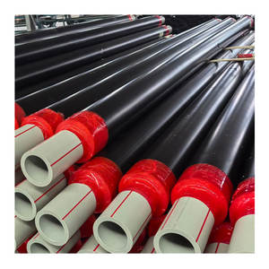 Tuyau d'isolation thermique certifié ISO, tube pré-isolé avec détection de fuites - Product Image 1