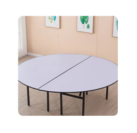 Table de banquet de mariage directe du fournisseur chinois Table pliante et rotative