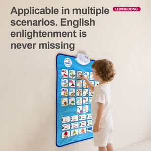 Affiche Murale Interactive Bilingue Alphabet ABC pour Enfants, Jouet Éducatif Musical Parlant pour <span class=keywords><strong>l</strong></span>'Apprentissage de <span class=keywords><strong>l</strong></span>'<span class=keywords><strong>Anglais</strong></span> - Product Image 6