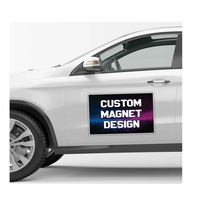 Aimants de voiture personnalisés avec impression recto simple, imperméables, pour la porte d'un véhicule