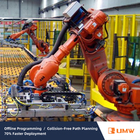 Palettisation de robot CNC 4 axes certifiée CE pour la ligne de production Machine de dépalettisation à grande vitesse Core PLC Motor Engine