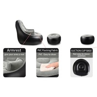 Canapés gonflables floqués d'extérieur personnalisés, chaises pliantes gonflables pour adultes et poufs gonflables avec accoudoirs