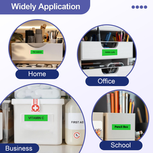 Nastro Adesivo Laminato Compatibile TZe-751 TZ751 Nero su Verde 24mm per Stampante <span class=keywords><strong>Brother</strong></span> P-Touch - Product Image 6