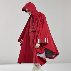 Meilleure vente de nouveaux imperméables respirants et écologiques <span class=keywords><strong>Poncho</strong></span> d'extérieur à capuche pour adultes Ponchos imperméables portables et légers - Product Image 4