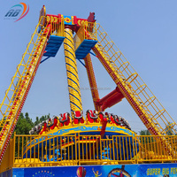 Manège Pendule Géant pour Parc d'Attractions, Rotation à 360 Degrés, Machine à Balançoire pour Parc Extérieur