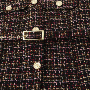 Nouveau <span class=keywords><strong>gilet</strong></span> texturé élégant et polyvalent pour <span class=keywords><strong>femme</strong></span>, col rond, sans manches, <span class=keywords><strong>avec</strong></span> <span class=keywords><strong>ceinture</strong></span> décorative, collection automne-hiver 2025 - Product Image 6