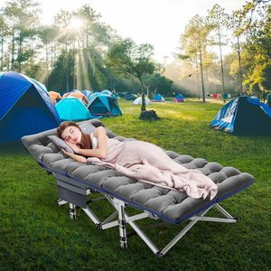 Lit <span class=keywords><strong>de</strong></span> camping pliable extra large, robuste, double couche, en Oxford, métal, portable, <span class=keywords><strong>sac</strong></span> <span class=keywords><strong>de</strong></span> transport, maison, bureau, chambre, <span class=keywords><strong>sieste</strong></span>, extérieur, plage - Product Image 2