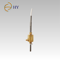 Sonde de température à roulement HY IP67 étanche en acier inoxydable, sonde RTD à angle droit, longueur 80 mm, alarme haute température pour applications industrielles lourdes