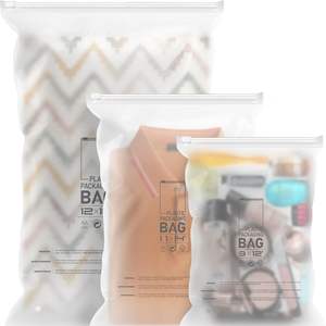 Customized Resealable Black CPE Frosted Plastic Self-sealing Zipper T-Shirt Packaging <b>Bags</b> Zip Lock <b>Bag</b> for Clothes Sweater <b>Bag</b> - Product Image 6