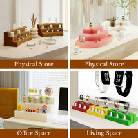 Présentoir de bureau à étages Spazepaper, organisateur de table pliable, mini présentoir de table pour cosmétiques, bijoux, parfums