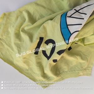 Chiffons de nettoyage industriels en coton pour machines, IMPA 232909, 25 kg, 10 kg, chiffons en T-shirt pour le nettoyage - Product Image 4