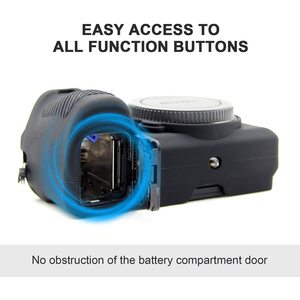 Étui pour appareil photo KAMPHO pour <span class=keywords><strong>Sony</strong></span> A6500 - Housse de protection en silicone pour appareil photo reflex numérique, cage détachable, antichoc, anti-poussière - Product Image 4