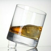 Lot de 6 verres à whisky créatifs à fond épais, écologiques, pour spiritueux, bière et gobelets à rincer, 280 ml