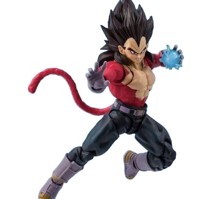 High Quality Dragon Super Ball Movability Super Saiyan Vegeta SHF Goku Action Figure Set Plastic Toy Model