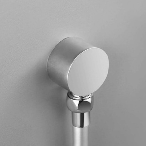 Wall Supply Elbow Adapter Brass Round Wall Mount Shower Hose Connector Drop Union Water Outlet for Handheld <b>Hand</b> Shower - Product Image 6