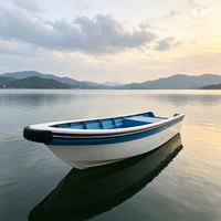 Bateau de pêche sportive en fibre de verre renforcée FRP, console centrale, coque en V profond, embarcation de pêche côtière et en haute mer avec homologation CE