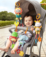 Jouet en peluche sonore de haute qualité pour bébé, mobile de lit amusant en forme d'animal, jouet doux pour enfants