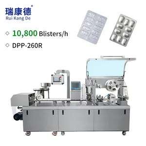 DPP-260 Automatische Alu Pvc Plastic Tablet Pil Blister Verpakkingsmachine Voor Fabricage