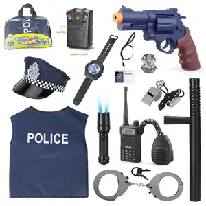 Hot selling children's simulation professional toys parent-child interaction toys role-playing toy sets police play set