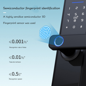 Eseye Smart maniglia Wifi impronte digitali password di sblocco App digitale <span class=keywords><strong>serratura</strong></span> della <span class=keywords><strong>porta</strong></span> Tuya Blocco - Product Image 4
