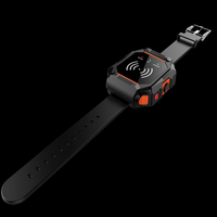 Lector de RFID UHF Portátil y Compacto con Sistema Android, Resistente al Agua IP65, Escáner de Reloj de Pulsera para Gestión de Inventario y Gestión de Activos