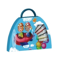 Kostenlose Designs, professionelle Zeichensets, ungiftiger Kunststoffkoffer, Geschenkbox für Kinder, Schreibwaren, Mal- und Zeichenset