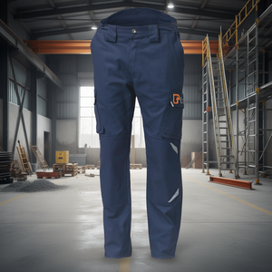 TTAKE Regular <b>Work</b> <b>Trousers</b> Size S <b>Black</b> Cargo Pants For <b>Men</b> Safety Wear - Product Image 3