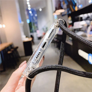 Luxe Transparent Téléphone Cas Bandoulière Collier <span class=keywords><strong>Cordon</strong></span> Longes Corde Pour <span class=keywords><strong>iPhone</strong></span> 6 7 8 <span class=keywords><strong>Plus</strong></span> X XR XS 11 12 13 <span class=keywords><strong>14</strong></span> 15 Pro Max Couverture - Product Image 3