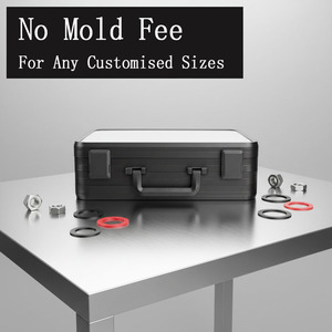 Valigetta Portautensili in Alluminio di Alta Gamma, Dimensioni Personalizzabili, Senza Costi di Lavorazione, Custodia per Attrezzi, Protezione per Attrezzature Mediche e Console da Gioco - Product Image 6