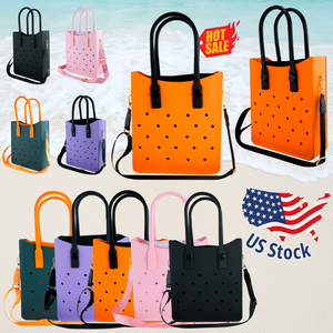High-Capacity Waterproof EVA Laptop <strong>Bag</strong> with Adjustable Strap DIY Clog Charm Design for Work and Study Custom Tote <strong>Bag</strong> Hand <strong>Bag</strong> - Product Image 1