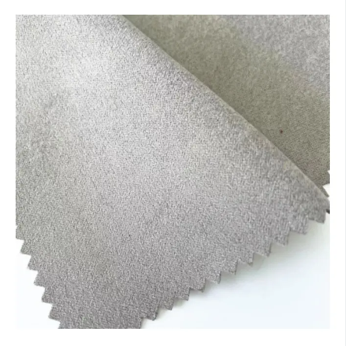 Tejido de toalla de gamuza de microfibra tejido de trama de poliéster reciclado de alta calidad tela de gamuza reciclada tela de seda satinada de gamuza