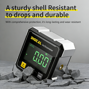 אימבוט מד שיפוע דיגיטלי נטען עם תצוגה, טווח 4*90 °   דיוק 0.2 °   פלס לייזר כפול בעל ארבעה צדדים מגנטי - Product Image 2