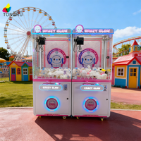 Machine à griffes miniature pour centre commercial, machine à griffes super ludique, machine à griffes de type distributeur automatique, jeu d'arcade, machine à monnaie, machine de divertissement, grue à jouets