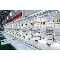Machine à broder industrielle à 12 têtes, tête ronde, nouvelle, plate, effet de broderie identique à Barudan