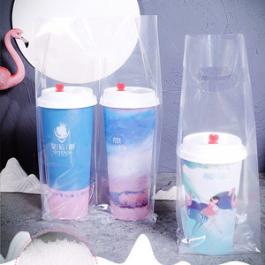 Yueyong Disposable Milk Tea Cup 90mm PP With Lid BPA Free For Party Packaging - Product Image 1