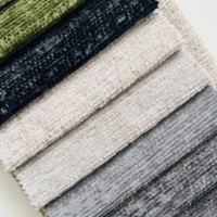Tissu d'ameublement en chenille dobby jacquard 100 % polyester, prix d'usine, en stock, pour canapés et fauteuils modernes