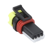 Connecteur Électrique Automobile Femelle Étanche Honha 3 Broches avec Contact en Laiton PA66, Modèle 12V 936527-2
