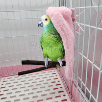 Warme Ecke Wolldecke Papagei mit Winter warm Pad Vogelnest Vogelkäfig Zubehör Zelt