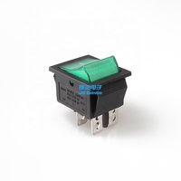 Prise de courant verte LANZMFG KCD4-201N 4P 16A 250VAC ON-OFF, usage industriel, matériau plastique pour appareils électroniques