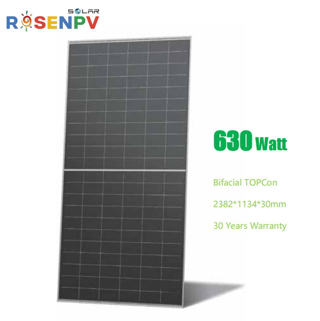 Residential 630W N Type TOPCon Solar Panel