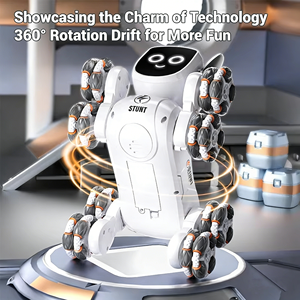 2026 Voitures RC intelligentes à détection de mouvement, télécommandées automatiquement, et Jouet <span class=keywords><strong>chien</strong></span> robot 8 roues pour enfants - Product Image 4